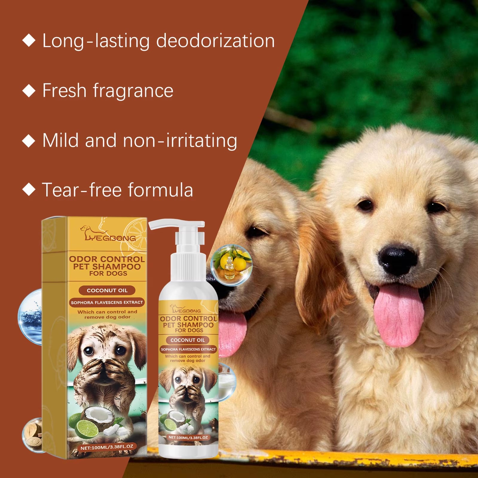 Cat Dog Shampoo Hair Care Softening Mite Removal anti Itching Coat Washing Deep Cleaning Natural Deodorant Pet Body Wash Liquid